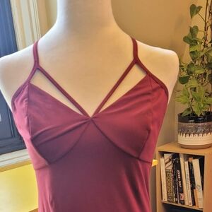 BETTER BODIES Deep Red Strap Top